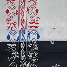 Textil - Látka Cibuľová bordúra - 16435882_