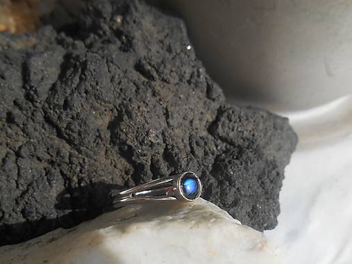 Prstene - moon full-mini-mesačný kameň-prsteň - 16436016_