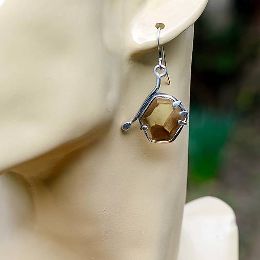 Náušnice - Náušnice zo striebra - Fantómky - 16436140_