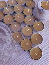 Sviečky - Čajový kahanec zo včelieho vosku - 16436745_
