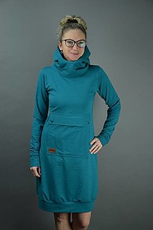 Šaty - Petrolejové šaty - 16436264_