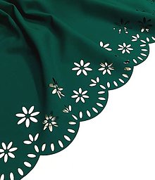 Textil - Panel na sukňu,šaty (Zelená) - 16436828_