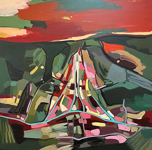 Obrazy - Ponad vinice - Svätý Jur - 16434455_