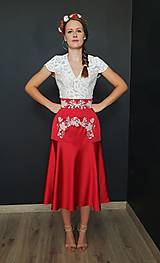 Sukne - Vyšívaná sukňa v rôznych farbách - 16436568_