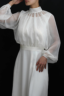 Šaty - Dvojdielne svadobné šaty - 16435212_