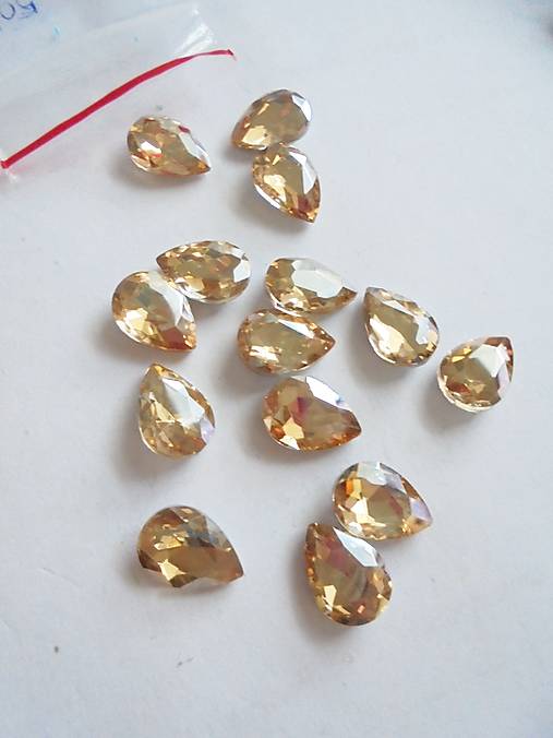 Komponenty - kabošon sklo 10x14mm - 16436056_