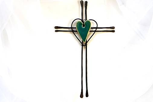 krížik  modro- zelený
