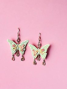 Náušnice - Spring Butterfly - 16435334_