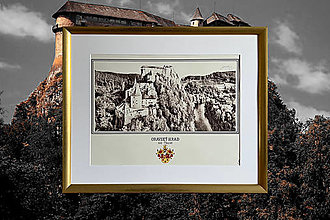 Grafika - Print - Oravský hrad (obraz) - 16437193_