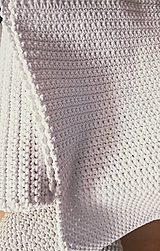 Úžitkový textil - Háčkovaný koberec - biely bavlna - 16439438_