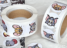 Papier - Samolepky Tom a Jerry 20ks - 16438116_