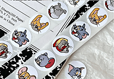 Papier - Samolepky Tom a Jerry 20ks - 16438117_