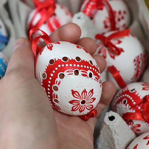 Madeirové kraslice (Červená)