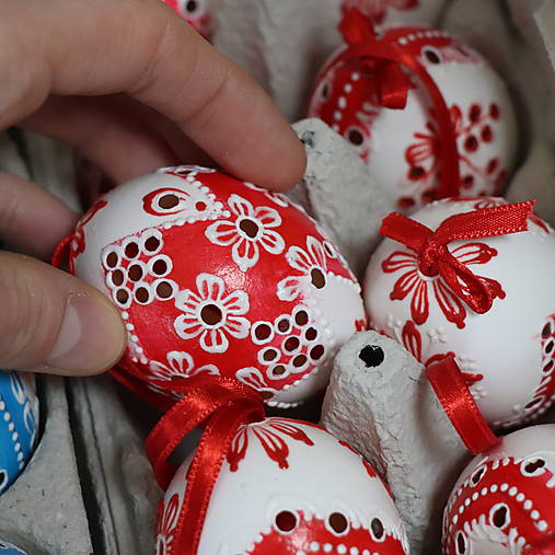 Madeirové kraslice (Červená)