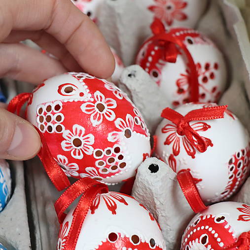 Madeirové kraslice (Červená)