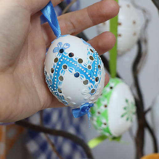 Madeirové kraslice (Modrá)
