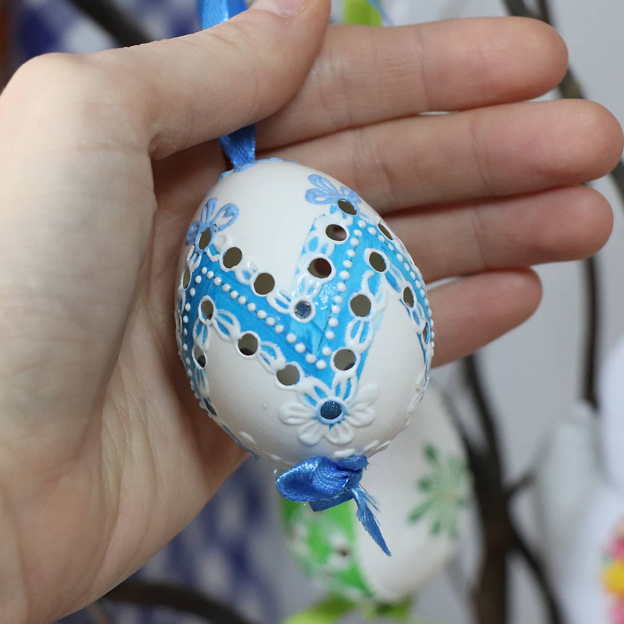 Madeirové kraslice (Modrá)