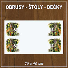 Úžitkový textil - Obrus DOM b-2 (70 x 40 cm) - 16437727_
