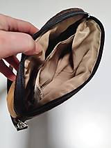 Kabelky - PETRA small "Trávy" textilná kabelka s kožou - 16437636_