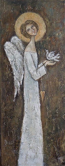 Obrazy - Anjel lásky a pokoja (7) - 16441200_
