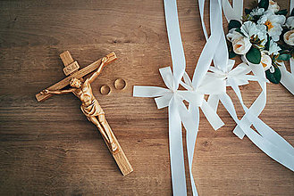 Darčeky pre svadobčanov - Drevený kríž korpus - 16441777_