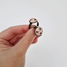 Prstene - MAKOVÉ prstienky a prívesok (Malý prstienok) - 16443019_