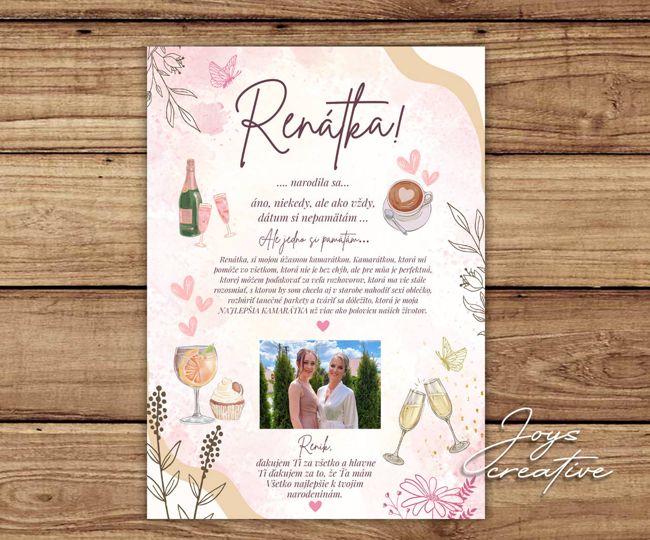 Tabuľka k narodeninám k 30, 40...