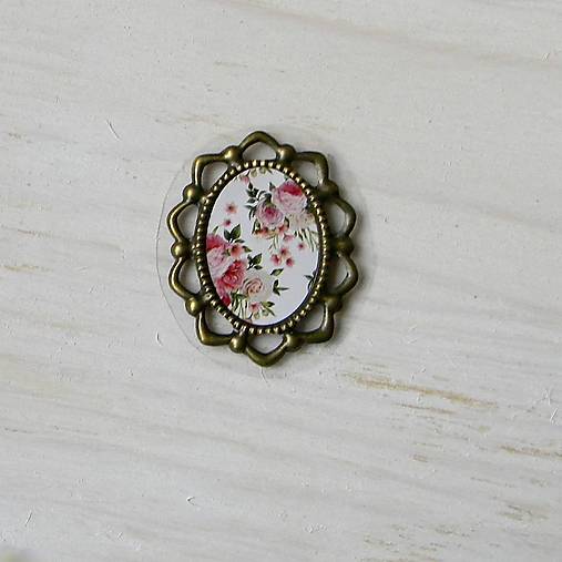 Polotovary - Kovový rámik staromosadz-RM030 / 3cmx3,5cm/ - 16445900_