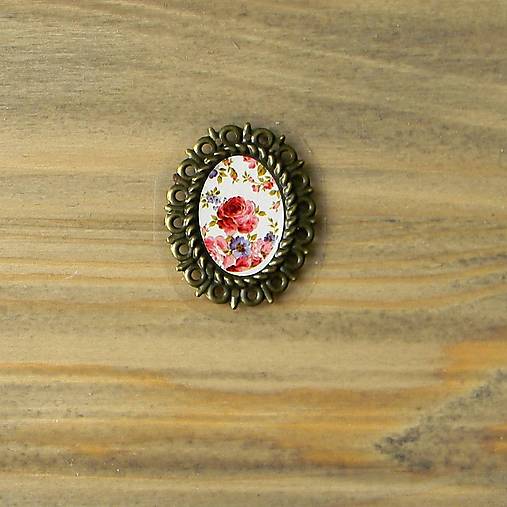 Polotovary - Kovový rámik staromosadz-RM033 / 3,7cmx3cm/ - 16445904_