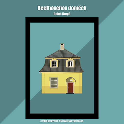 Print - Beethovenov domček