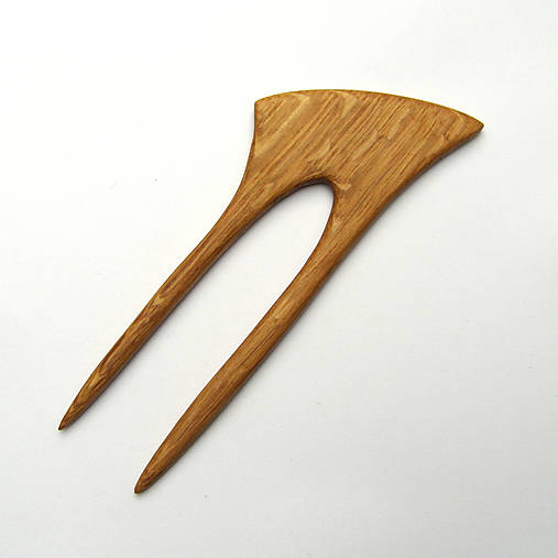 Ozdoby do vlasov - Drevená ihlica do vlasov - dubová - 16443848_