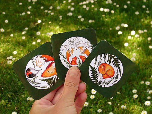 Úložné priestory & Organizácia - SADA nálepiek - líštičky (SADA nálepiek líštičky (3 rôzne druhy)) - 16448266_