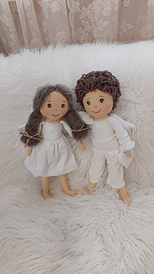 Hračky - Párik - anjeliky, bábiky - 16447936_