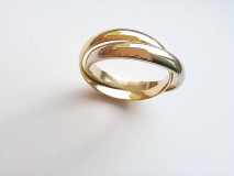 Prstene - Zlatý prsteň dvojitý - 16448881_