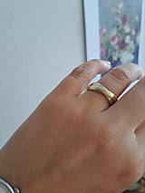 Prstene - Zlatý prsteň dvojitý - 16448886_
