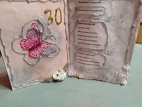 Dekorácie - Kniha blahoželanie k 30.narodeninám - 16447796_
