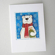 Papiernictvo - Pohľadnica medvedík 35 - 16446543_