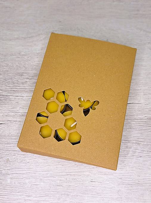 Sviečky - Sada čajových sviečok z vosku - 16446098_