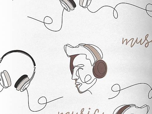 Textil - VÝPREDAJ / PC 1,59€ - Teplákovina - music - 16447212_