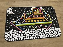 Úžitkový textil - Senzomotorický koberec Párty jachta - 16448492_