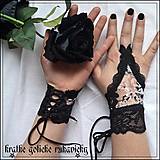 Rukavice - Krátke gotické rukavičky - 16449831_