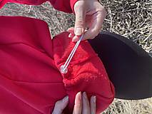 Oblečenie na dojčenie - Hoodie mikina na dojčenie – červená - 16449384_
