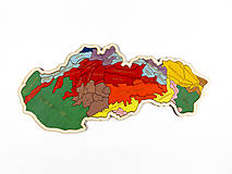 Hračky - Mapa Slovenska - Puzzle POHORIA - 16449681_