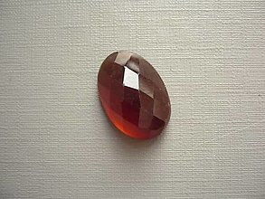 Minerály - Kabošon - granát spessartin 18 mm, č.54f - 16452025_