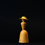 Dekorácie - Dáma s klobúkom - 16450113_