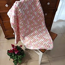 Detský textil - Jemná puffy deka pre malú slečnu - 16449429_
