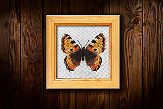 Dekorácie - Motýľ Babôčka - 16451607_