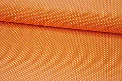Textil - Horčicová s bodkami š. 150cm - 16454770_