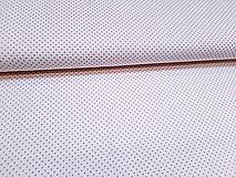 Textil - Biela s ružovými bodkami š. 150cm - 16455255_