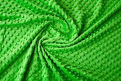 Textil - Minky zelená jarná - 16455453_